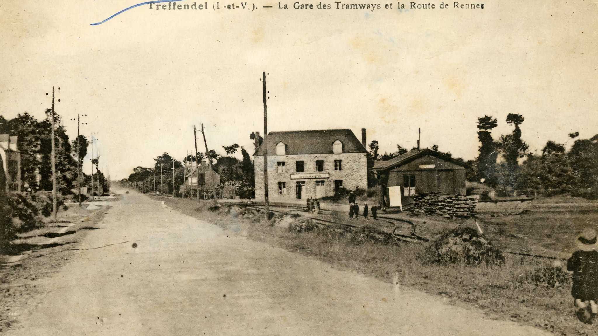 Treffendel, la Gare en 1930