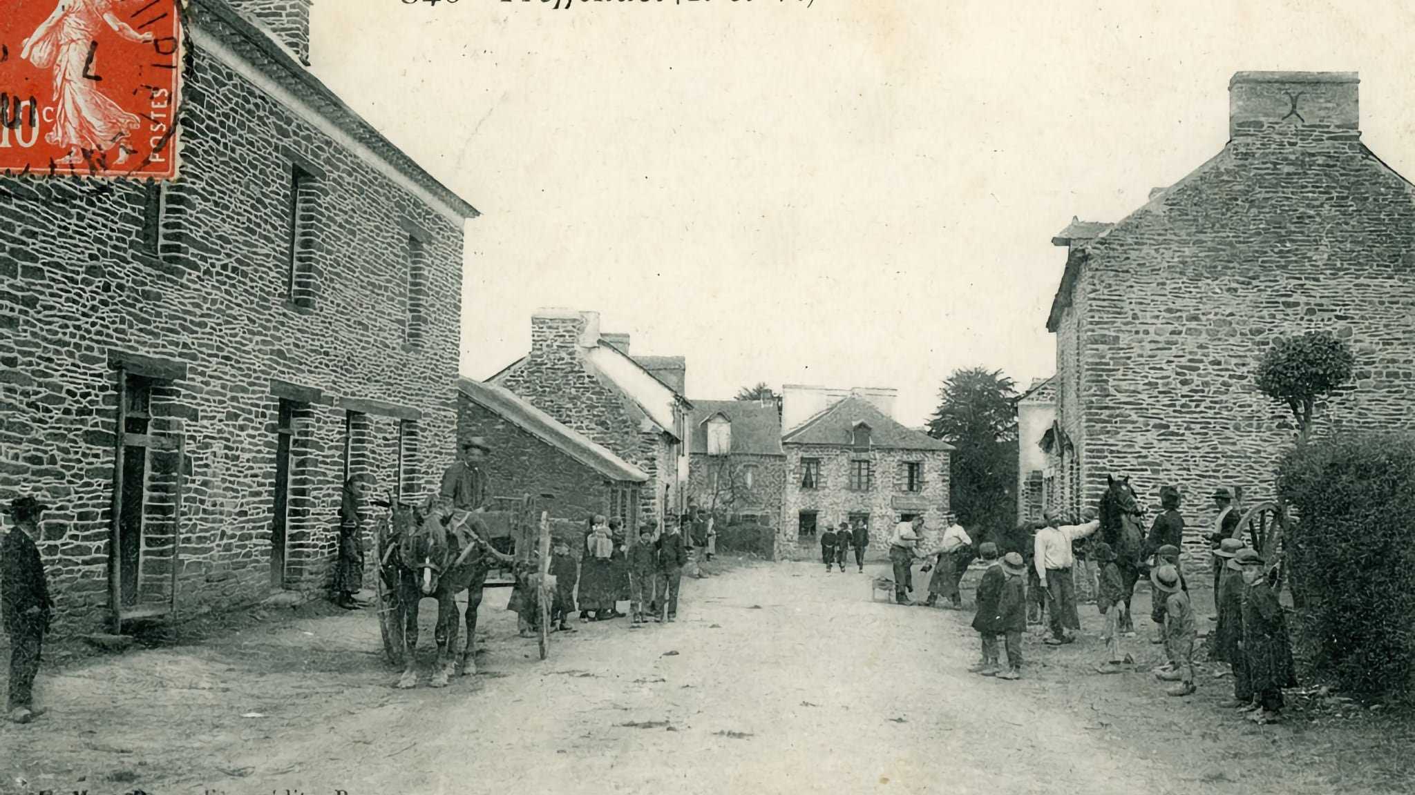 Treffendel, rue de Haute Bretagne 1900-1910